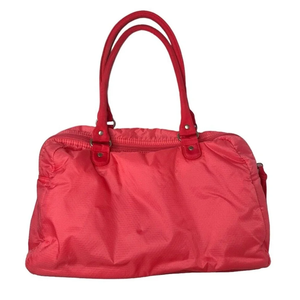 Vintage Reebok Bright Pink Tote Shoulder Bag Weekender Gym Purse 15 x 9 x‎ 3